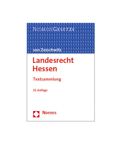 Landesrecht Hessen 25. Auflage Nomos