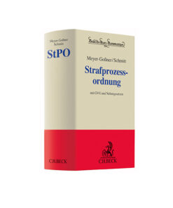 Meyer-Goßner/Schmitt Strafprozessordnung: StPO 66. Auflage 2023 gebraucht