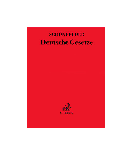 Ergänzungslieferung Schönfelder Deutsche Gesetze