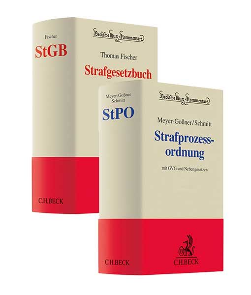 Fischer StGB 64. Auflage und Meyer-Goßner / Schmitt StPO 60. Auflage