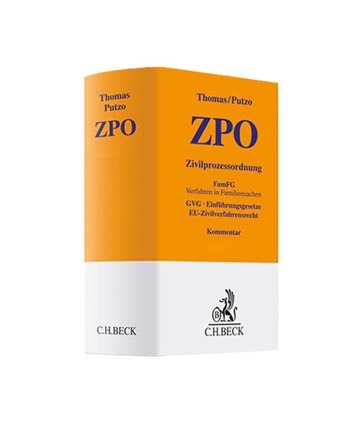 Thomas/Putzo ZPO 40. Auflage kaufen Zivilprozessordnung-JurCase-Shop