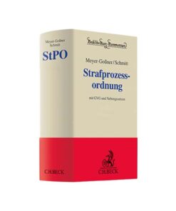 Meyer-Goßner-Schmitt-Strafprozessordnung-StPO-62-Auflage-2019_JurCase-Shop