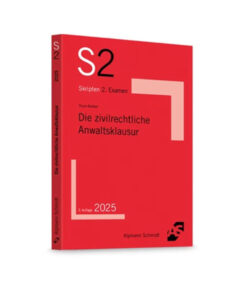 Buchcover von Thum-Raithel Die zivilrechtliche Anwaltsklausur