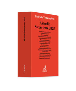 NEU: Aktuelle Steuertexte 2025 - C.H. Beck