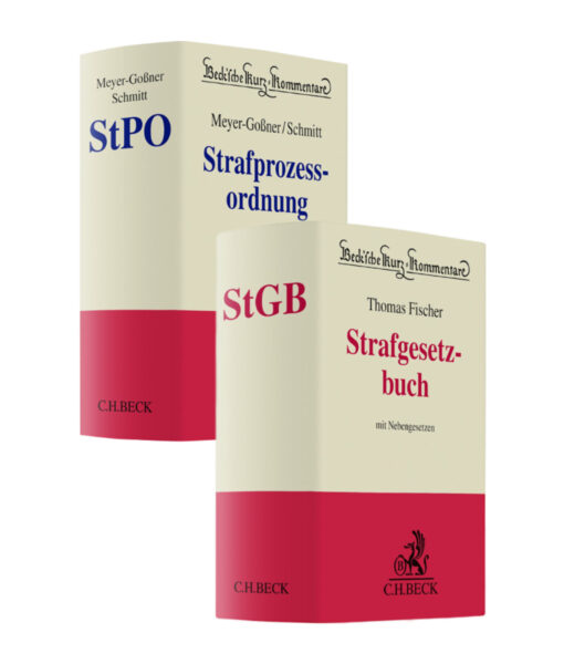 NEU: Fischer "StGB" und Meyer-Goßner / Schmitt "StPO" - Strafrecht