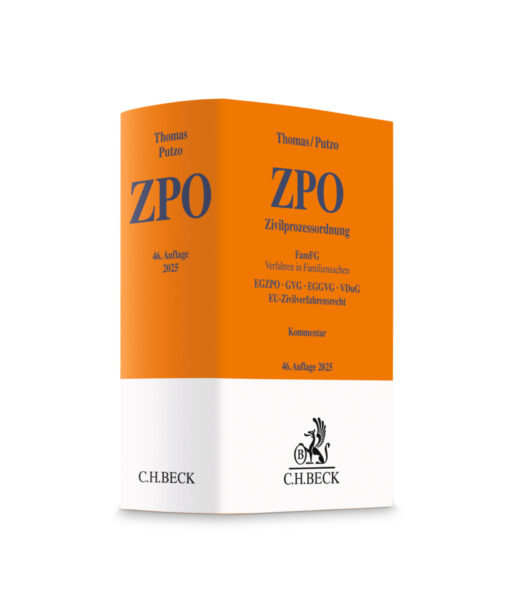 NEU: Thomas / Putzo Zivilprozessordnung: ZPO 46. Auflage 2025