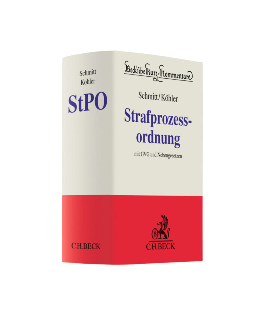Schmitt-Koehler-_Strafprozessordnung_StPO